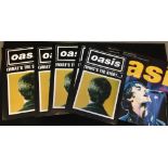 OASIS - 25 original promotional posters for "What's The Story Morning Glory" LP with back of Noel's