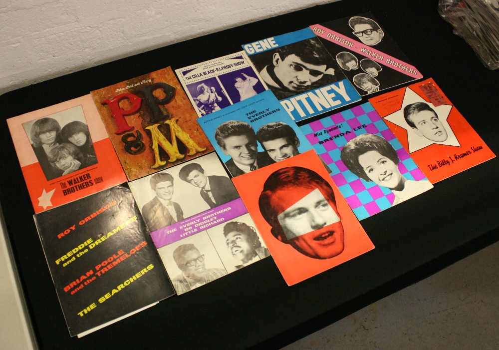 60s CONCERT PROGRAMMES - a collection of 11 concert programmes from the sixties.