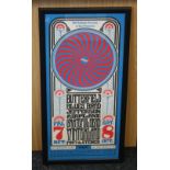 BILL GRAHAM BUTTERFIELD BLUES BAND BG30 - Grateful Dead and Jefferson Airplane first print poster