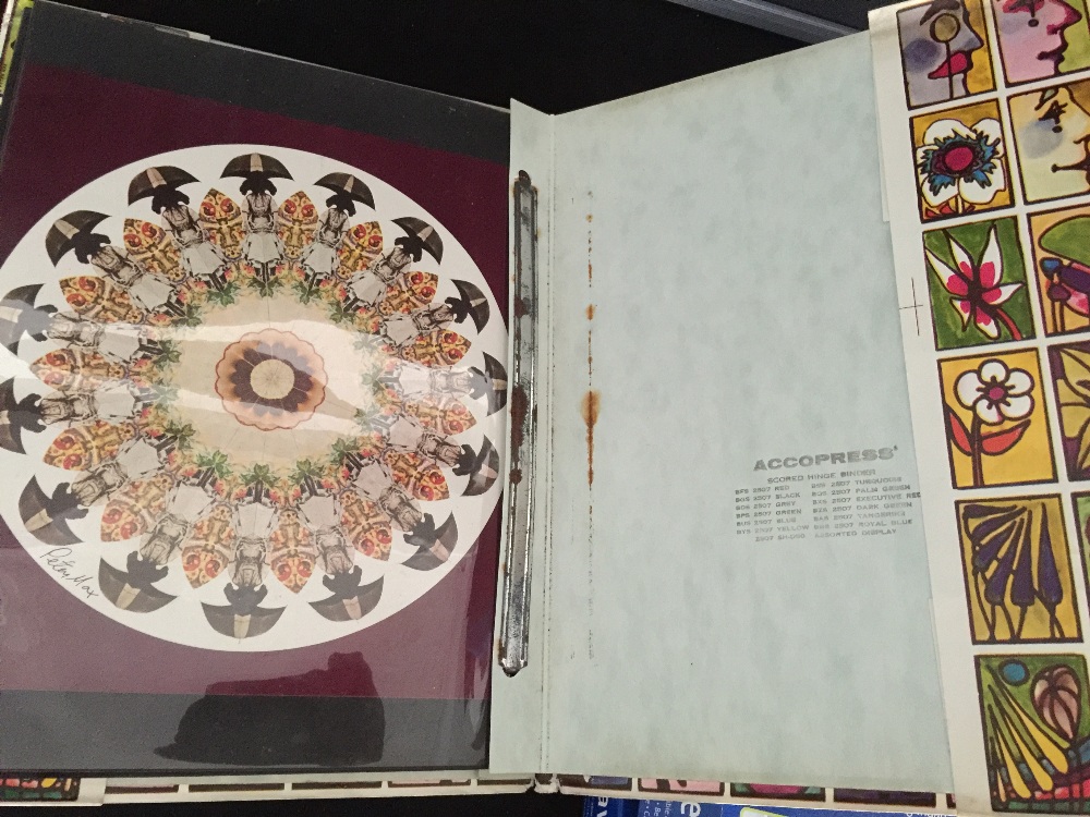 BRIAN EPSTEIN & PETER MAX - one of Brian's visiting cards along with a personally compiled folder - Image 13 of 13