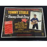 TOMMY STEELE - another great looking UK quad poster for the film "The Tommy Steele Story".