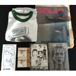 DAVID BOWIE - great little lot of Bowie memorabilia to include a "Bowie on Stage" t-shirt from 1976,