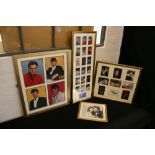 ELVIS - a collection of items of Elvis memorabilia to include a framed display of The Complete
