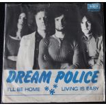 DREAM POLICE - I'LL BE HOME/LIVING IS EASY - A great 7" release from Dream Police,