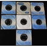 SILVER LONDON - Excellent pack of 7 x 7" tri-centre silver label London releases.