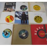 BFBS CYPRUS RECORD LIBRARY - MOONCREST TO NEMS - Great collection of around 100 x 7" releases with