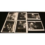 JIMI HENDRIX - 6 photos taken from original negative of Jimi Hendrix taken at the Marque Club,