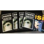 OASIS - 25 original promotional posters for "What's The Story Morning Glory" LP with Liam's eye