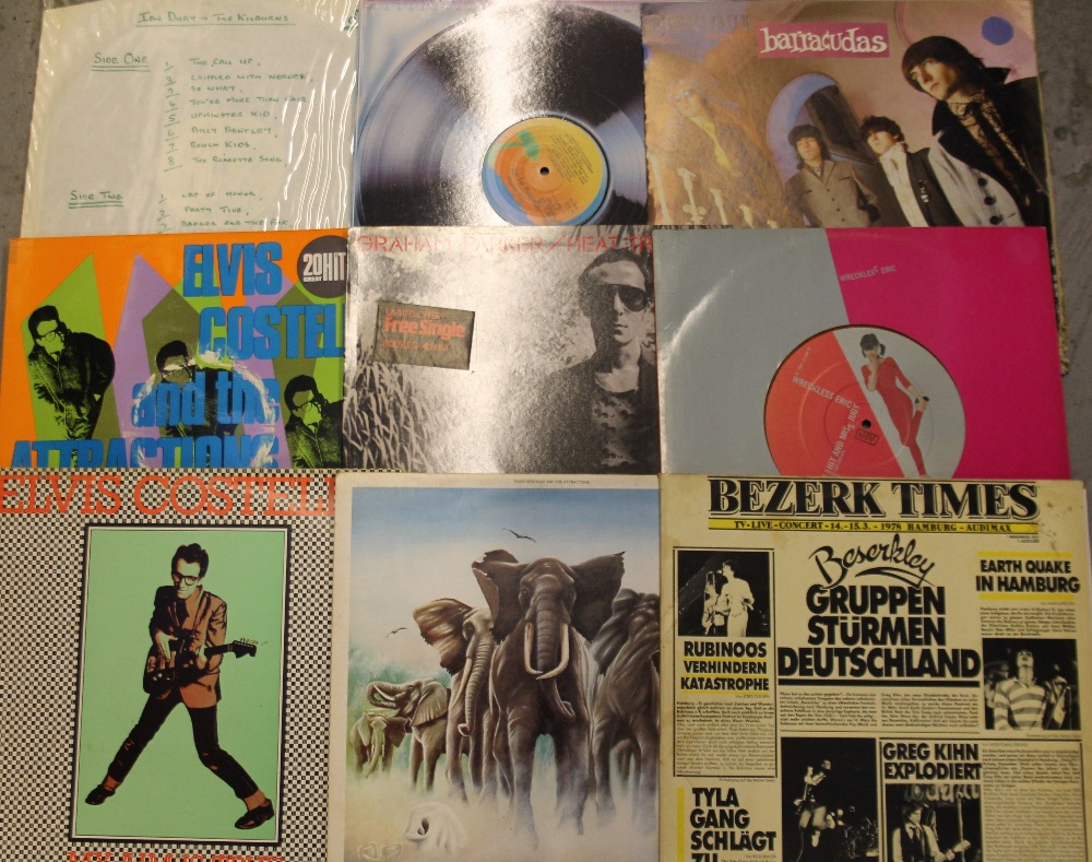 NEW WAVE/ROCK - Nice collection of 37 x LPs and 12".