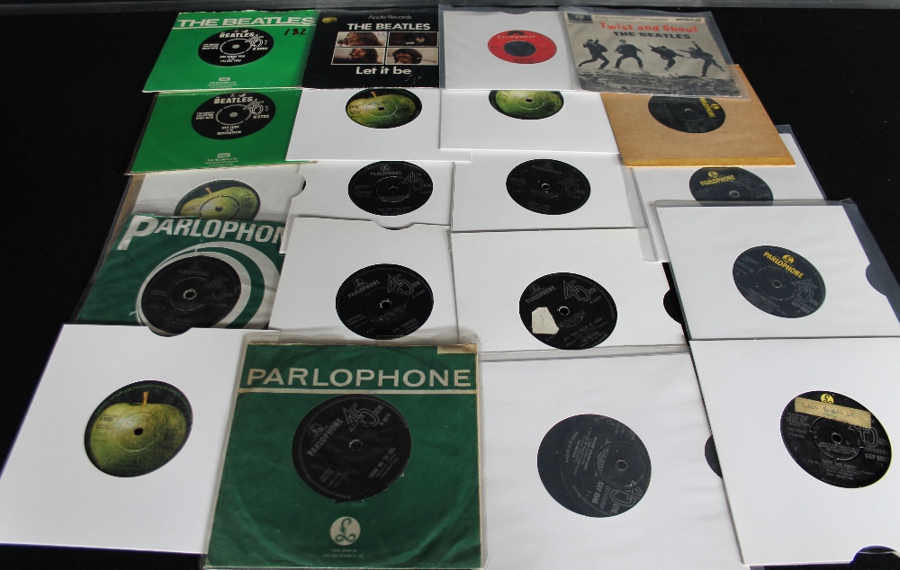 BEATLES AND RELATED - Collection of 74 x 7" singles/EPs and 11 x LPs. - Image 2 of 3