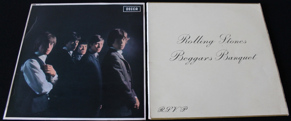 ROLLING STONES - BEGGARS BANQUET/1ST - 2 Great condition 1st UK mono pressings of these iconic