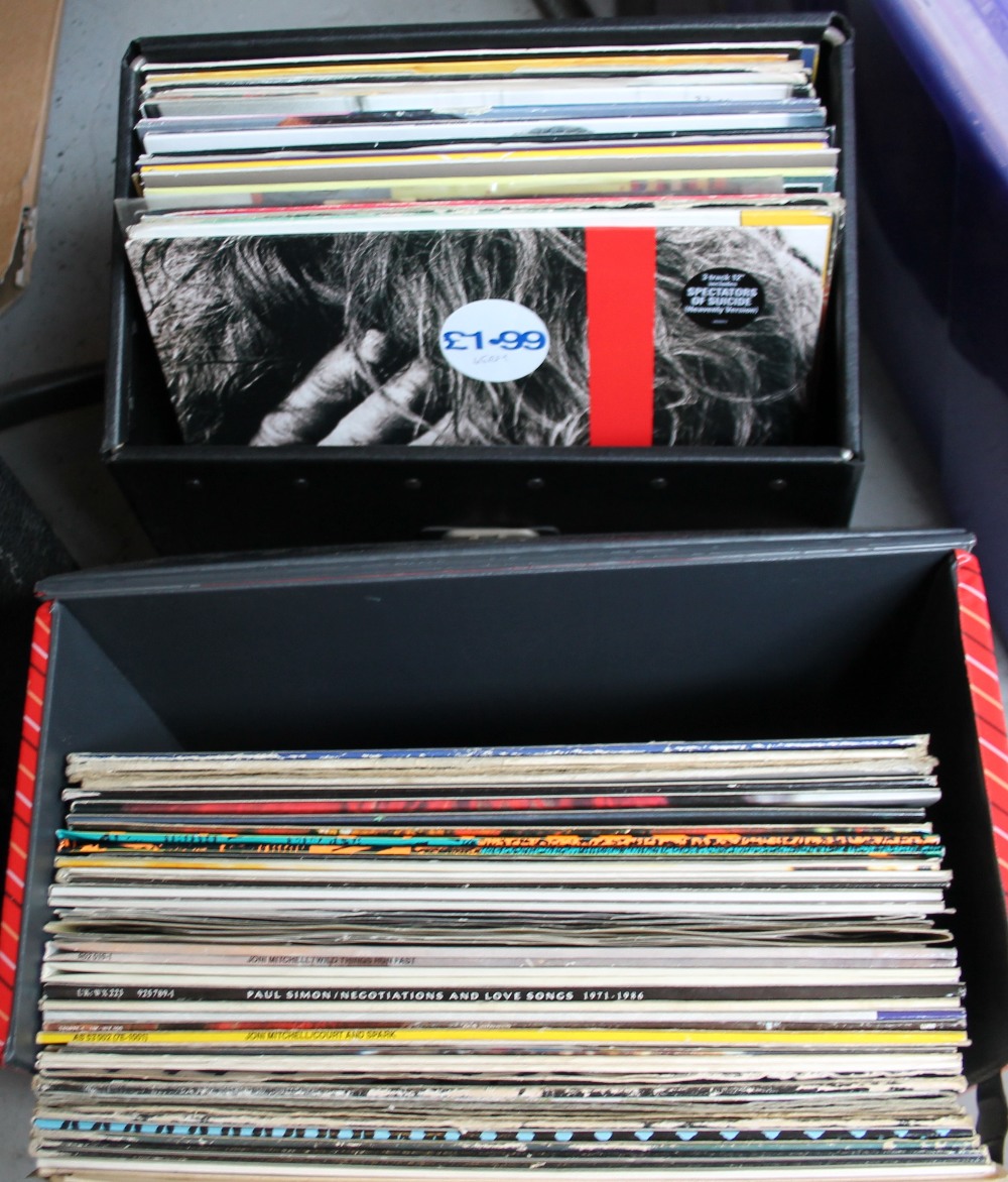 MIXED GENRE - Intriguing collection of around 100 x LPs and 12" singles, with a mix of pop, rock, - Image 2 of 2