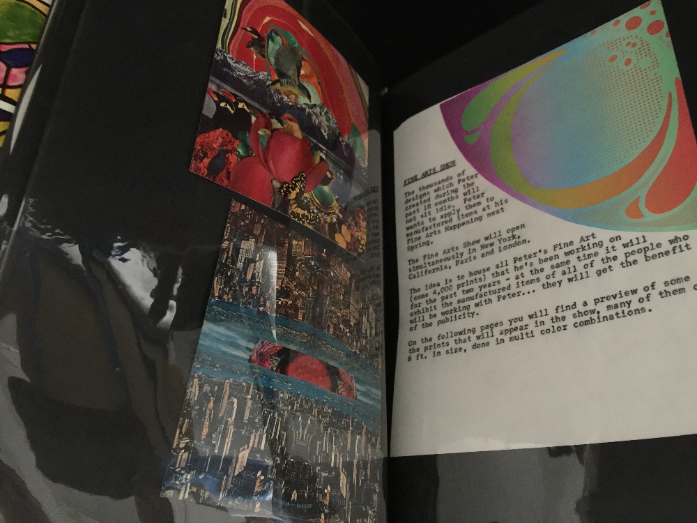 BRIAN EPSTEIN & PETER MAX - one of Brian's visiting cards along with a personally compiled folder - Image 10 of 13