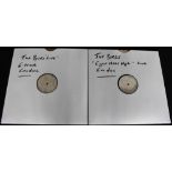 THE BYRDS ACETATES - A highly unusual and scarce pair of early Byrds acetate discs.