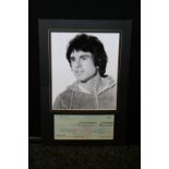 WARREN BEATTY - a card mounted signed Ci