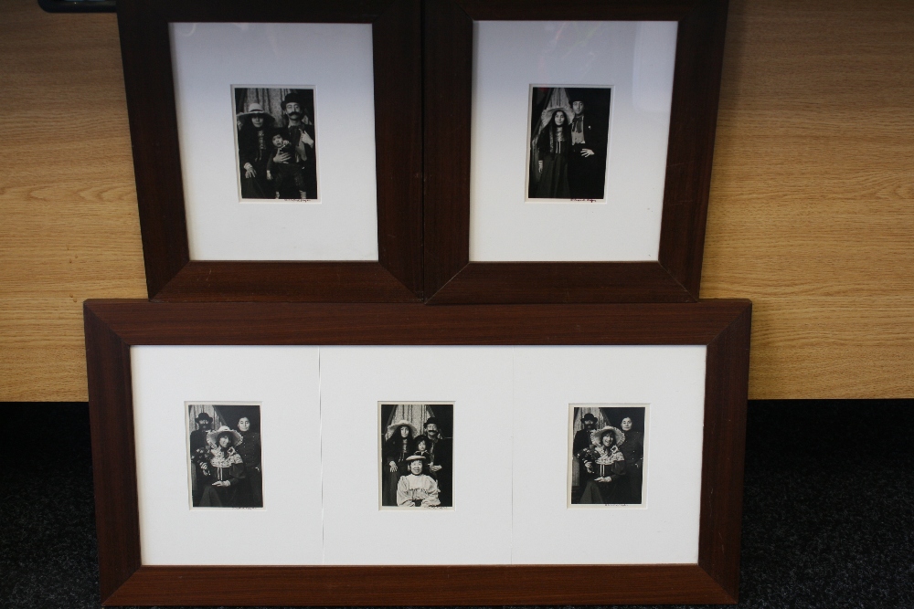 JOHN LENNON - extremely rare set of 5 original black and white photographs of John, - Image 4 of 7