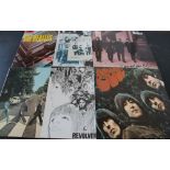 THE BEATLES - Great collection of 15 x (mainly later issue/title) LPs and 6 x 7"/EPs.