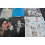 SOLO BEATLES - LENNON/STARR/HARRISON - Well presented pack of 11 x LPs and 5 x 7" releases.