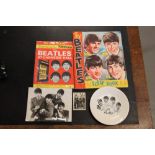 BEATLES - a collection of Beatles memorabilia to include a programme for The Beatles at Carnegie