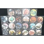 PICTURE DISCS - complete set of 22 Beatles 7" picture discs featuring all of their singles.