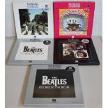 CD BOX SETS - 5 limited edition HMV 'The Beatles on Compact Disc' box sets to include 'Past Masters
