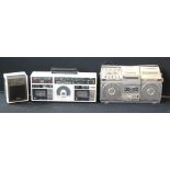 PHILIPS BOOMBOX - a Philips D8958 micro processor controlled compact disc and cassette player and