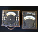 WATTMETER - a vintage Weston Polyphase wattmeter E1716 (no lid and glass a/f) and an unmarked