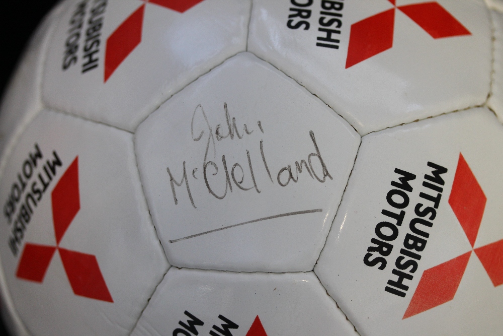 SIGNED FOOTBALLS - 2 signed footballs to include a Mitsubishi football signed by Northern Ireland - Image 7 of 9