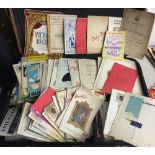 THEATRE PROGRAMMES - suitcase filled with c200-300 theatre programmes dating from the 30's to 60's.