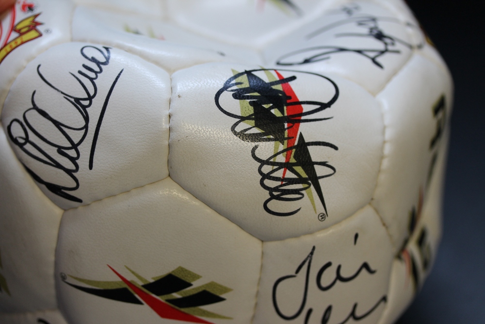 SIGNED FOOTBALLS - 2 signed footballs to include a Mitsubishi football signed by Northern Ireland - Image 6 of 9