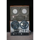 REEL TO REEL - AKAI - an Akai 4000DS MK-II reel to reel player and a Tandberg stereo tape deck