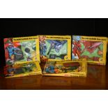 LONE RANGER - 5 Lone Ranger accessory packs by Marx Toys including The Blizzard Adventure (7416),