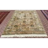 FINE YOMUT RUG - a fine Yomut rug, measuring 226x158cm.