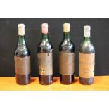 RED WINE - BORDEAUX - 4 bottles of Bordeaux to include a 1975 Pontet-Latour Bordeaux,