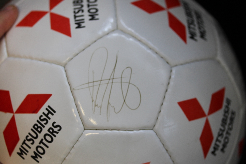 SIGNED FOOTBALLS - 2 signed footballs to include a Mitsubishi football signed by Northern Ireland - Image 8 of 9
