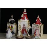 LEONARDO & REGENCY - 3 boxed Leonardo figurines - Winter Breeze, Olivia and Jessica,