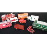 DINKY - a collection of loose Dinky vehicles to include 2 fire engines,