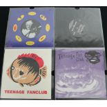 TEENAGE FANCLUB - Nice pack of 8 x early 7" releases.