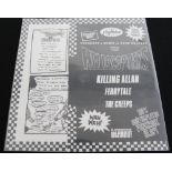 THE HELLACOPTERS - KILLING ALLAN - The very hard to find original Swedish 1995 release on blue