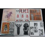 HALO OF FLIES - Excellent collection of 12 x 7" releases with early collectible sides.