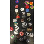 ROUGH TRADE/PUNK/INDIE BADGES - 34 origi