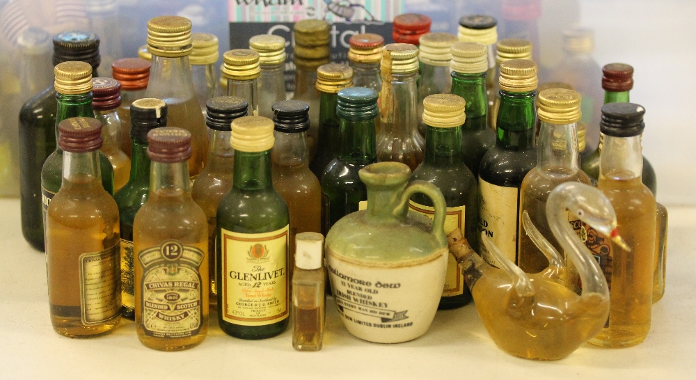 MINIATURES - a collection of approximately 122 miniature bottles of mixers, cognac, - Image 2 of 2
