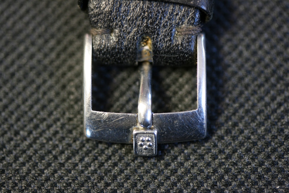 ETERNAMATIC - an Eternamatic watch on a leather strap marked 4557449 on the reverse with original - Image 8 of 8