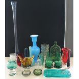 MID CENTURY GLASSWARE - a fabulous collection of mid century modern glassware from Scandinavia,