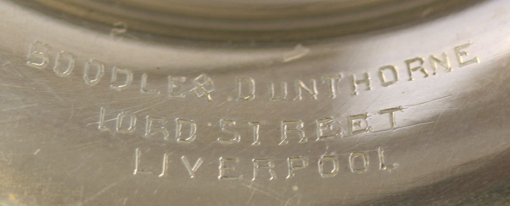 BOODLES TROPHY - a Boodle & Dunthorne silver trophy inscribed 'Mersey Golf Club The F. W. - Image 5 of 9