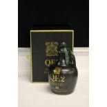 WHISKEY - SCOTCH WHISKEY - a boxed QE2 single malt scotch whiskey 12 (sealed in a ceramic decanter)