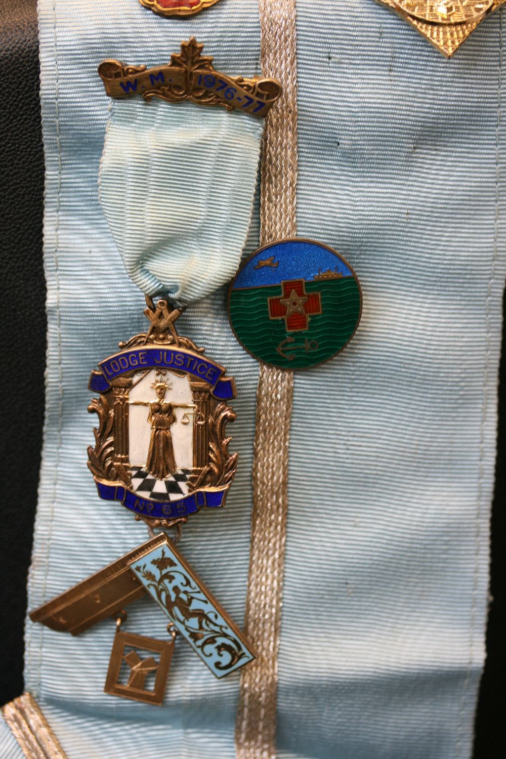 MASONIC MEDALS - a selection of pins and jewels relating to W. Bro. G. R. - Image 4 of 7