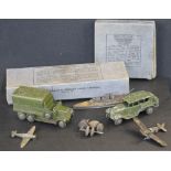 DINKY TOYS - a boxed Armstrong Whitworth 'Whitley' Bomber in original box no.62t (a/f), a no.