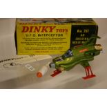 DINKY - UFO - a S.H.A.D.O (351) U.F.O Interceptor. Includes one missile and instructions.