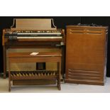 HAMMOND ORGAN - a Hammond A-100 organ, serial number 243022 with two 61 note keyboards,